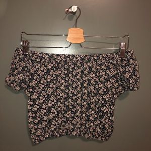 Forever 21 Floral Off the Shoulder Top